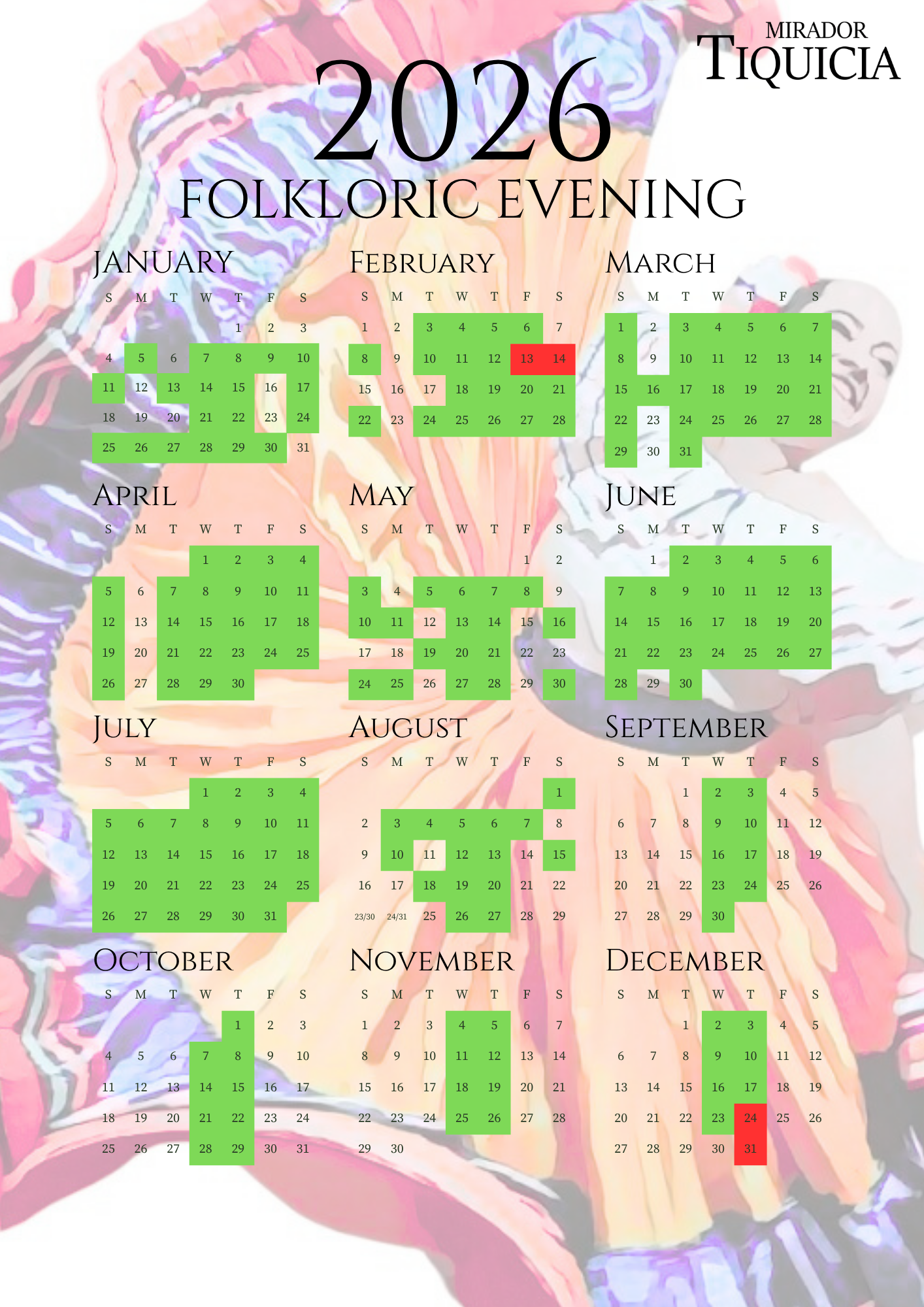 Folkloric evening 2026